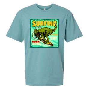 Surfing T-Rex Sueded Cloud Jersey T-Shirt