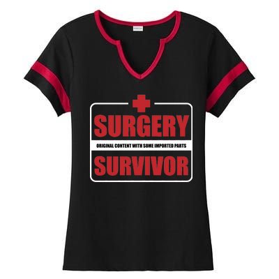 Surgery Survivor Imported Parts Ladies Halftime Notch Neck Tee