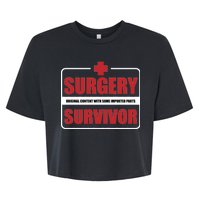 Surgery Survivor Imported Parts Bella+Canvas Jersey Crop Tee