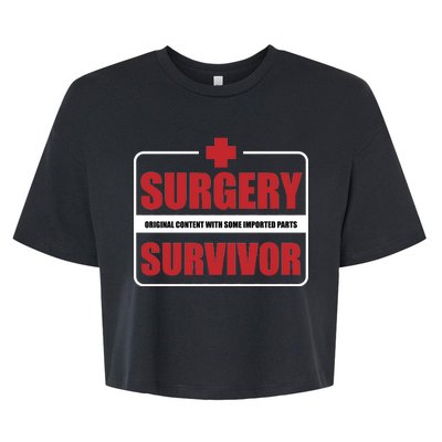 Surgery Survivor Imported Parts Bella+Canvas Jersey Crop Tee