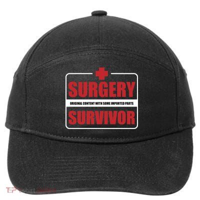 Surgery Survivor Imported Parts 7-Panel Snapback Hat