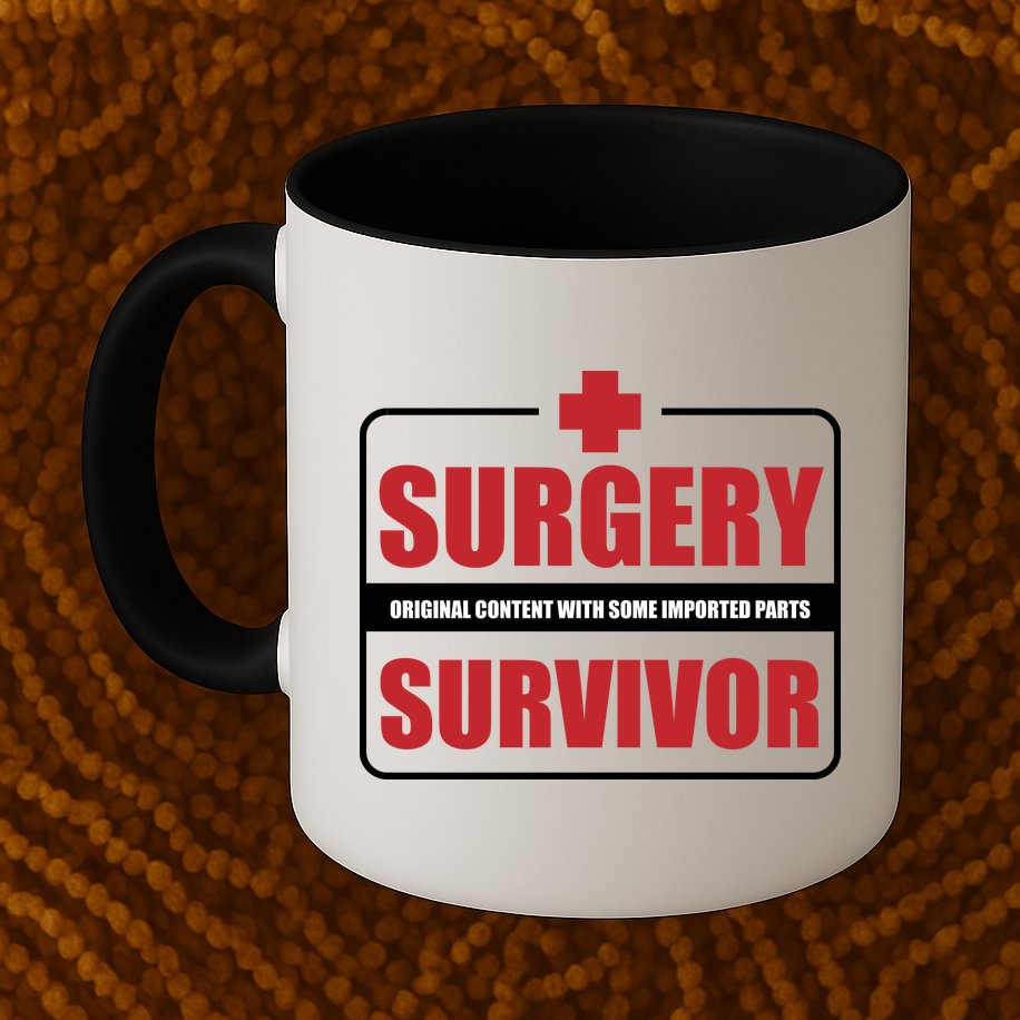 Surgery Survivor Imported Parts Mug