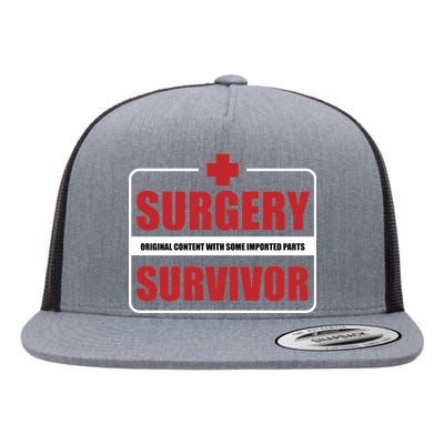 Surgery Survivor Imported Parts Flat Bill Trucker Hat