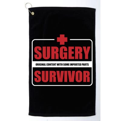 Surgery Survivor Imported Parts Golf Towel