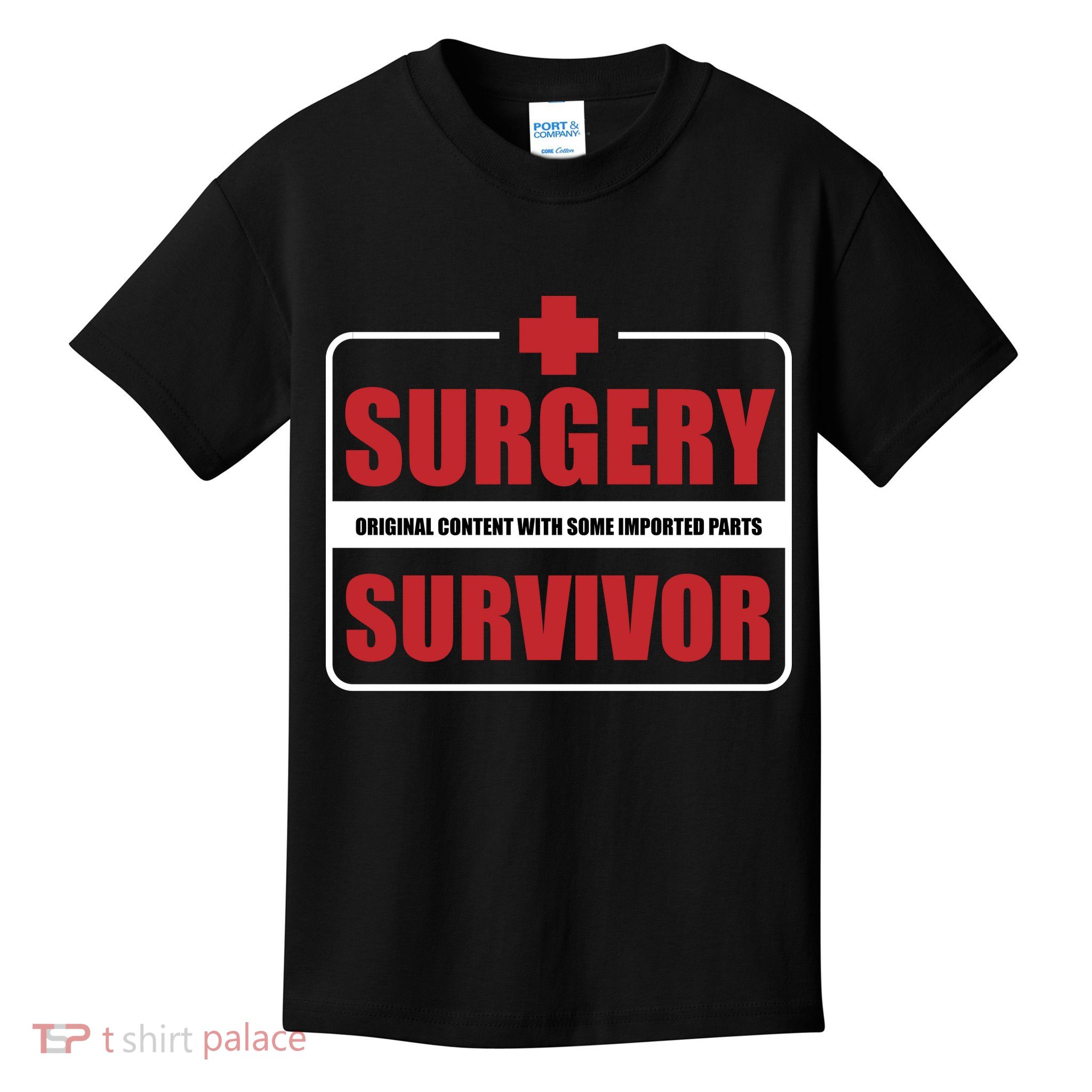 Surgery Survivor Imported Parts Kids T-Shirt