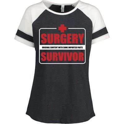 Surgery Survivor Imported Parts Enza Ladies Jersey Colorblock Tee