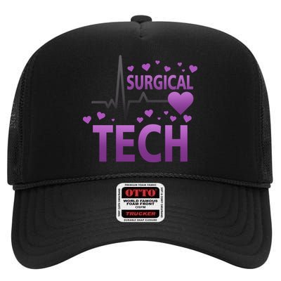 Surgical Tech High Crown Mesh Back Trucker Hat