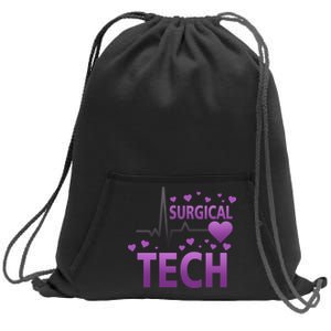 Surgical Tech Sweatshirt Cinch Pack Bag