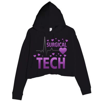 Surgical Tech Crop Fleece Hoodie