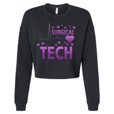 Surgical Tech Cropped Pullover Crew