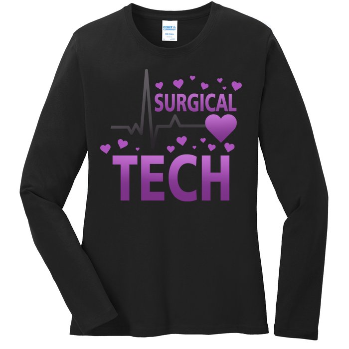 Surgical Tech Ladies Long Sleeve Shirt