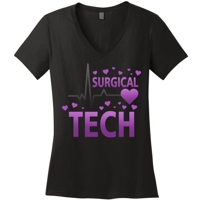 Surgical Tech Women's V-Neck T-Shirt