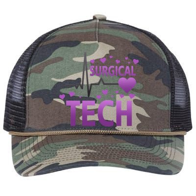 Surgical Tech Retro Rope Trucker Hat Cap