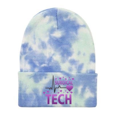 Surgical Tech Tie Dye 12in Knit Beanie