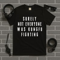Surley Not Everyone Was Kungfu Fighting Funny Meme T-Shirt