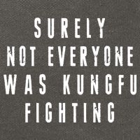 Surley Not Everyone Was Kungfu Fighting Funny Meme Cotton Canvas Backpack