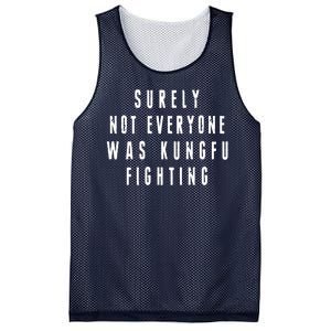 Surley Not Everyone Was Kungfu Fighting Funny Meme Mesh Reversible Basketball Jersey Tank