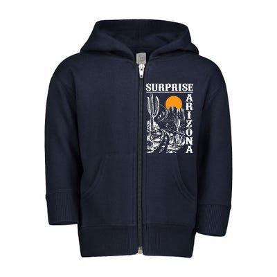 Surprise Arizona Toddler Zip Fleece Hoodie