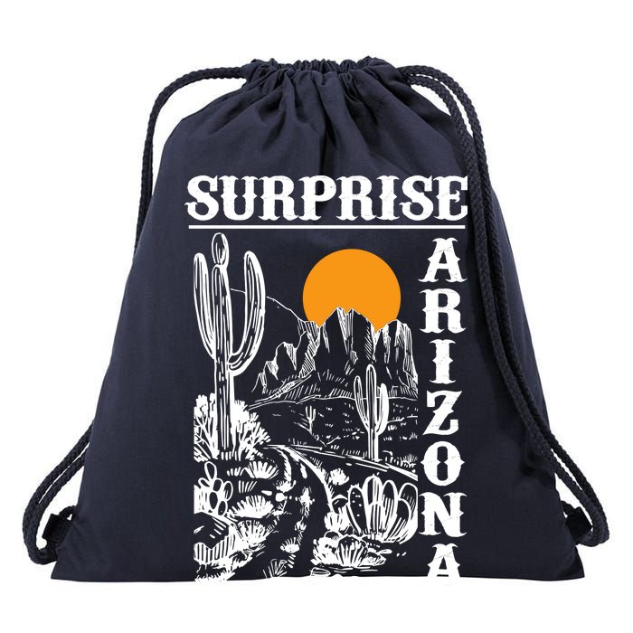 Surprise Arizona Drawstring Bag