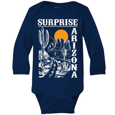 Surprise Arizona Baby Long Sleeve Bodysuit