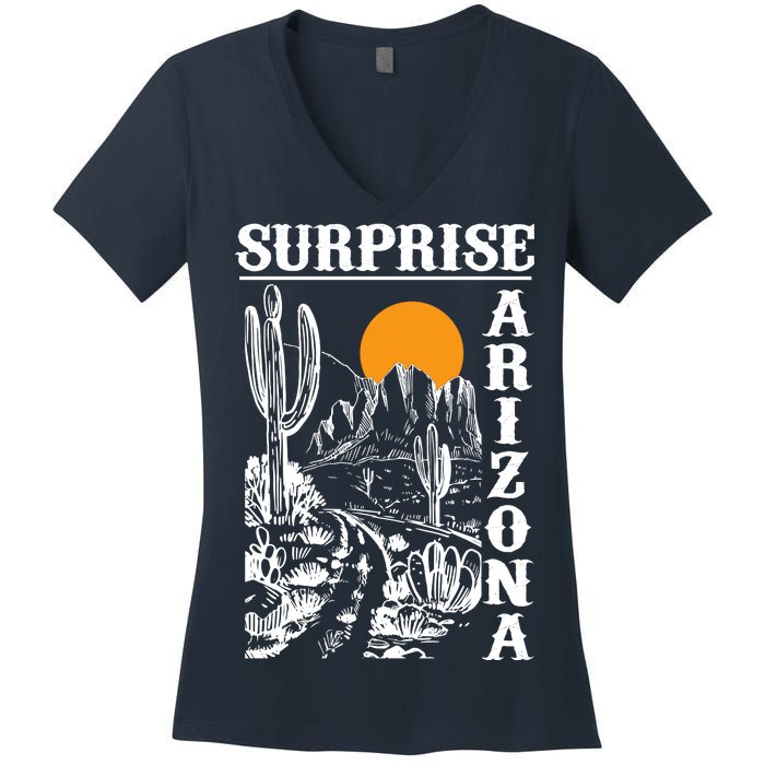 Surprise Arizona Women's V-Neck T-Shirt