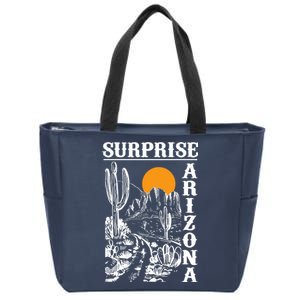 Surprise Arizona Zip Tote Bag