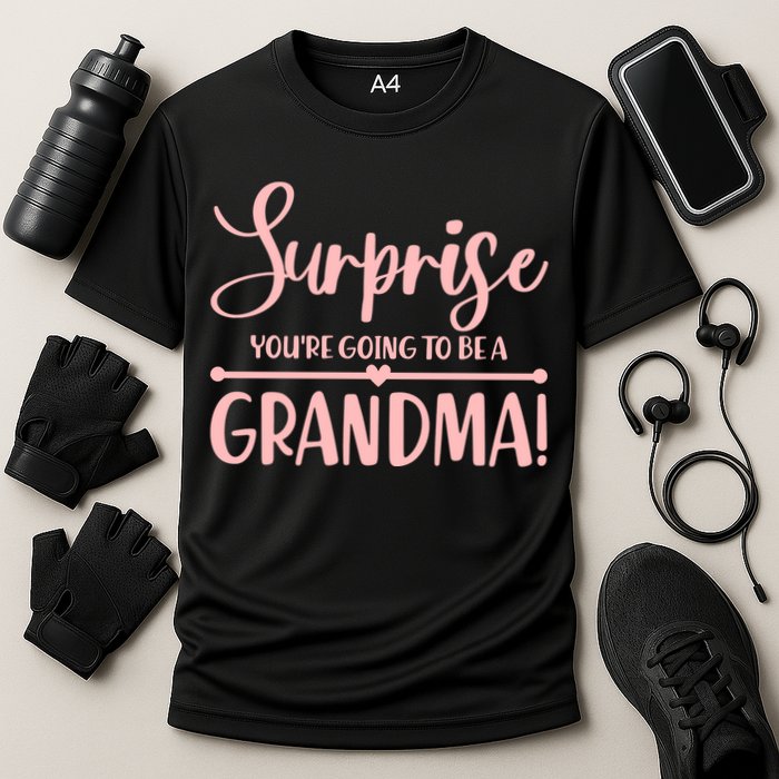 Surprise You're Going to Be A Grandma! Cooling Performance Crew T-Shirt