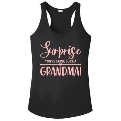 Surprise You're Going to Be A Grandma! Ladies PosiCharge Competitor Racerback Tank