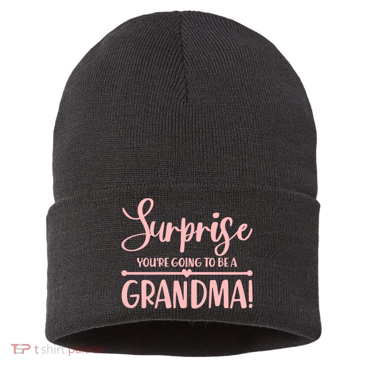 Surprise You're Going to Be A Grandma! Sustainable Knit Beanie