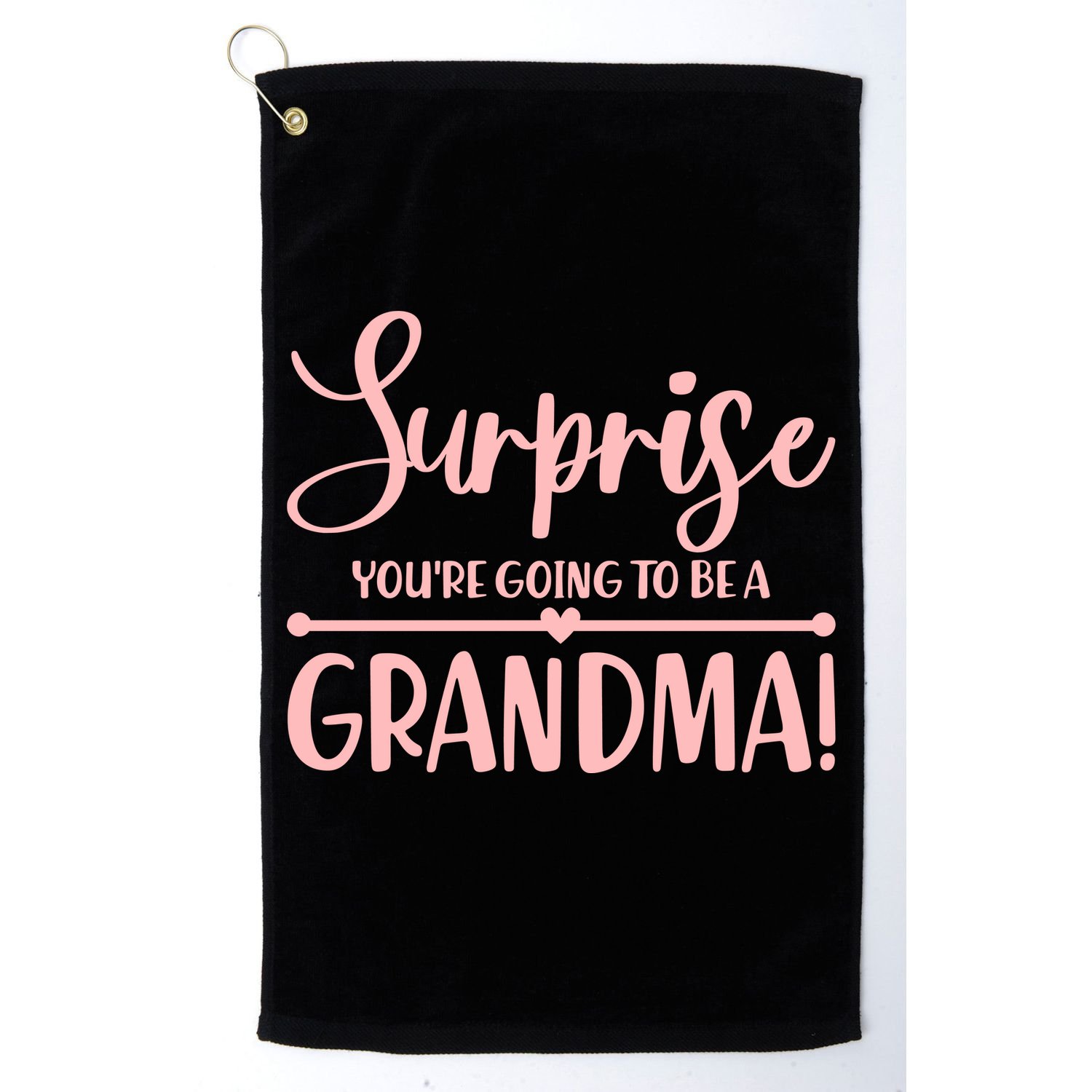 Surprise You're Going to Be A Grandma! Golf Towel