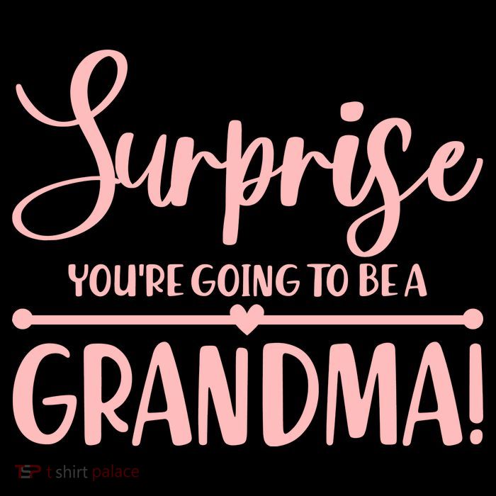 Surprise You're Going to Be A Grandma! Women's V-Neck T-Shirt