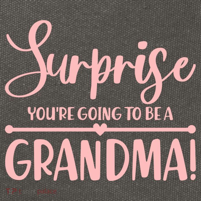 Surprise You're Going to Be A Grandma! Cotton Canvas Backpack