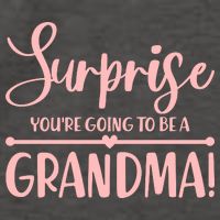 Surprise You're Going to Be A Grandma! Vector Backpack