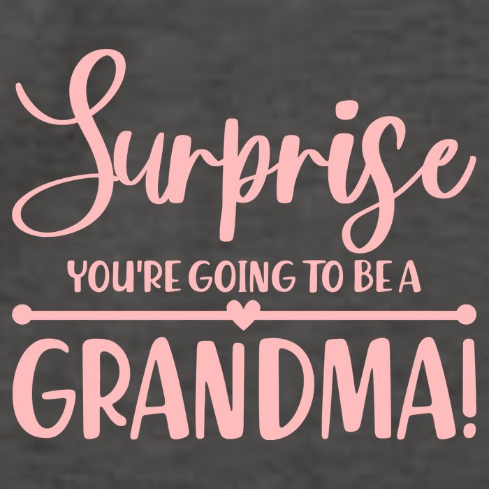 Surprise You're Going to Be A Grandma! Vector Backpack