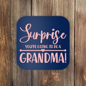 Surprise You're Going to Be A Grandma! Coaster