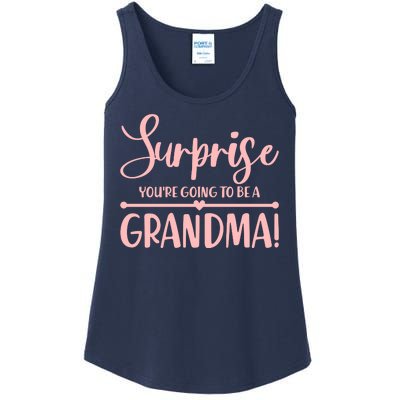 Surprise You're Going to Be A Grandma! Ladies Essential Tank