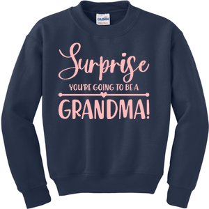 Surprise You're Going to Be A Grandma! Kids Sweatshirt