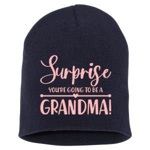 Surprise You're Going to Be A Grandma! Short Acrylic Beanie