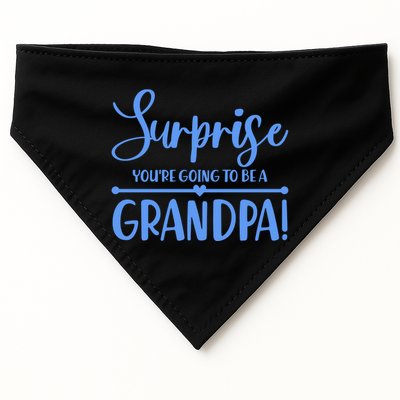 Surprise You're Going To Be A Grandpa! USA-Made Doggie Bandana