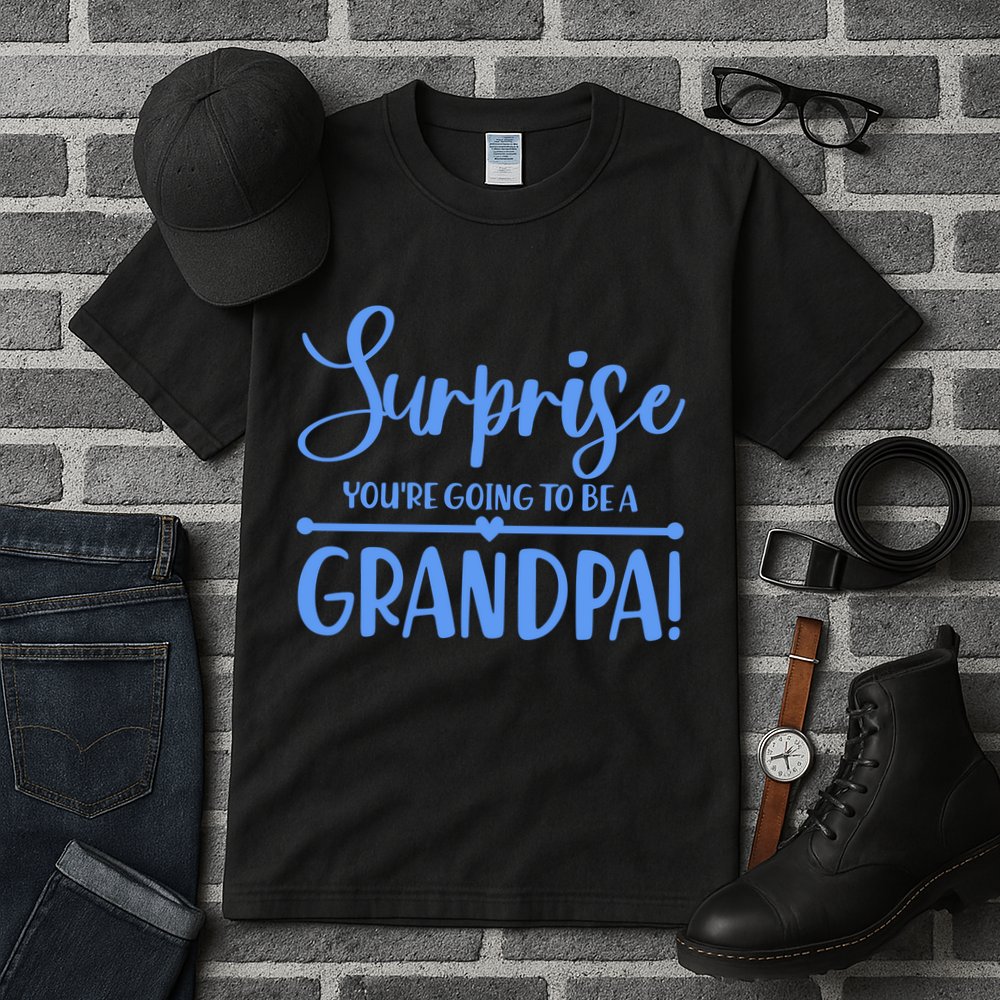 Surprise You're Going To Be A Grandpa! Tall T-Shirt