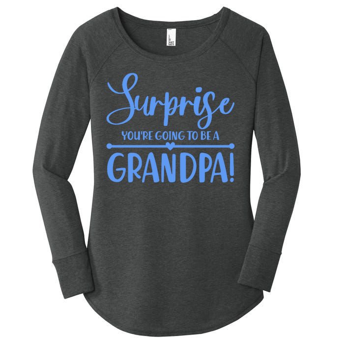 Surprise You're Going To Be A Grandpa! Women's Perfect Tri Tunic Long Sleeve Shirt