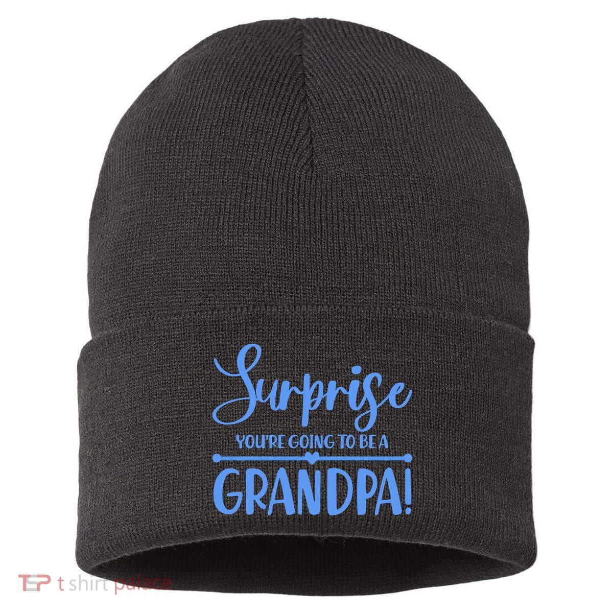 Surprise You're Going To Be A Grandpa! Sustainable Knit Beanie
