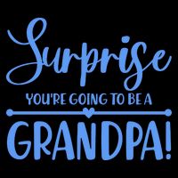 Surprise You're Going To Be A Grandpa! Zip Tote Bag