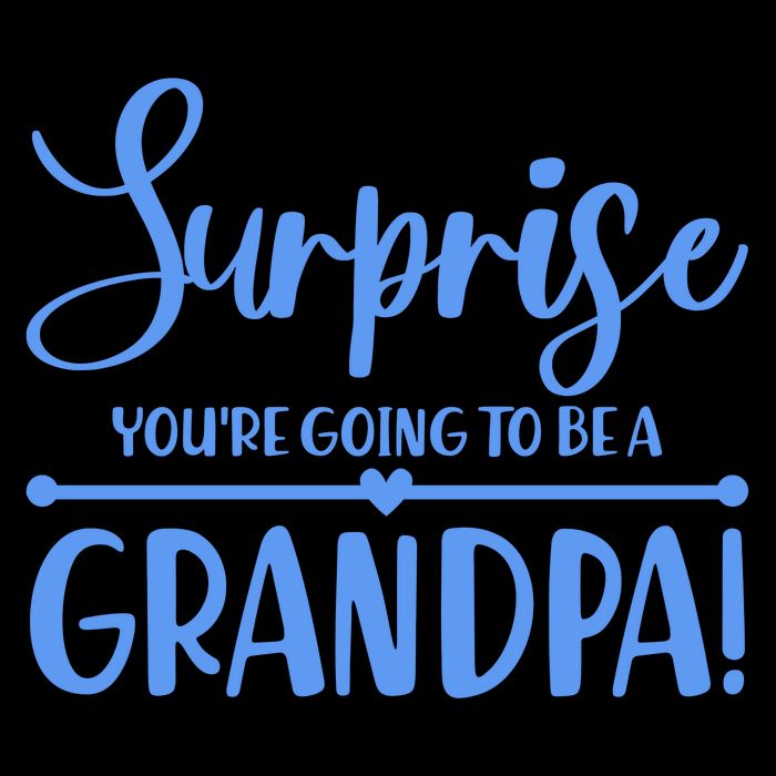 Surprise You're Going To Be A Grandpa! Zip Tote Bag