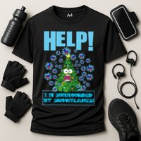 Surrounded By Snowflakes Performance Shirt