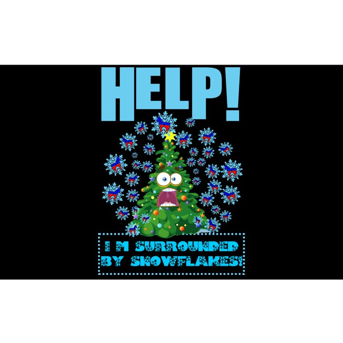 Surrounded By Snowflakes Bumper Sticker