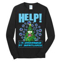 Surrounded By Snowflakes Tall Long Sleeve T-Shirt