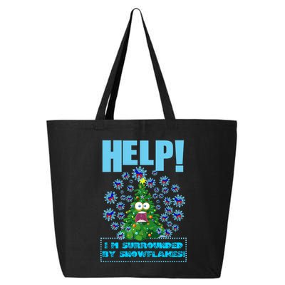 Surrounded By Snowflakes 25L Jumbo Tote