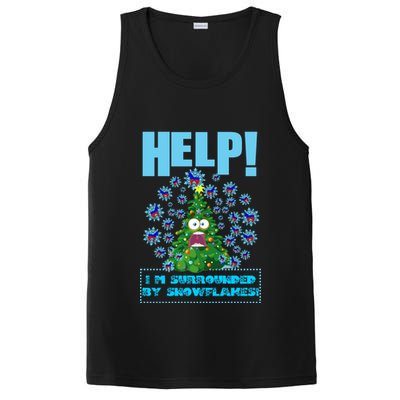 Surrounded By Snowflakes PosiCharge Competitor Tank