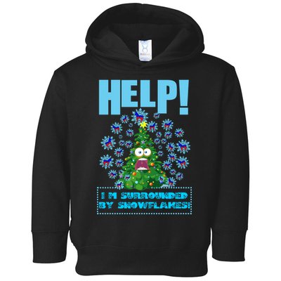 Surrounded By Snowflakes Toddler Hoodie